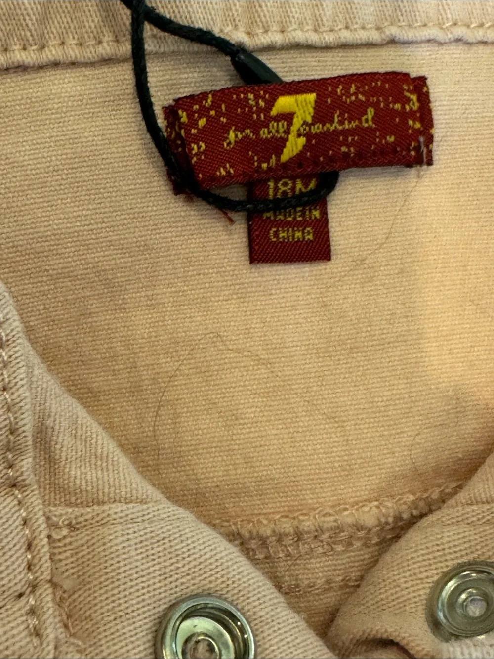 7 For All Mankind Pink Girls' Denim Jacket